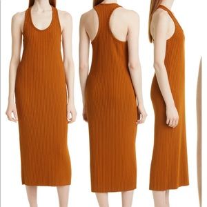 Vince Ribbed Knit Dress